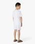 Children's White Airspray Sweatshorts