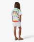 Children's White Airspray Sweatshorts