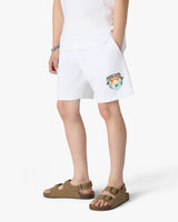 Children's White Airspray Sweatshorts