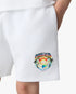 Children's White Airspray Sweatshorts