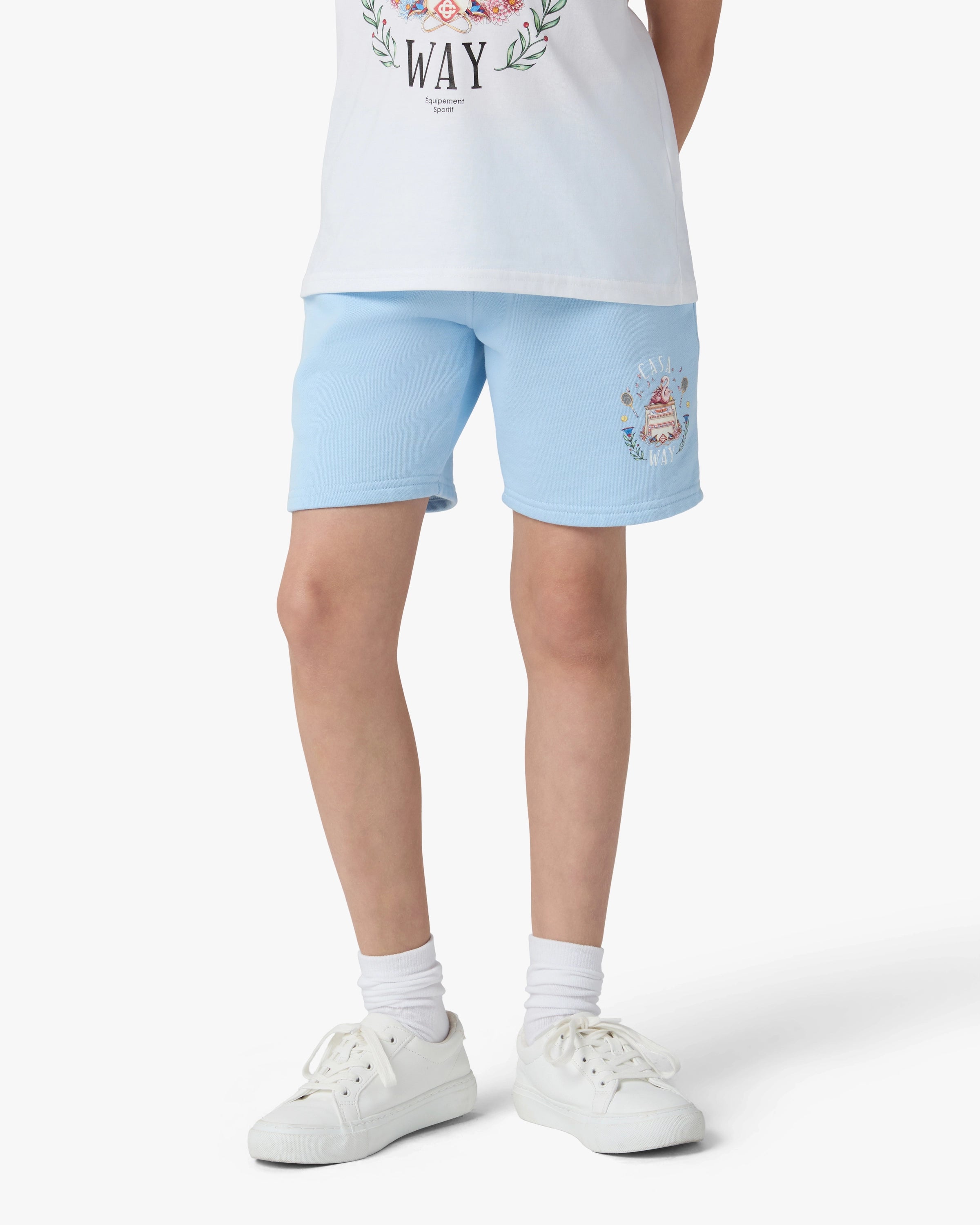 Short de survêtement bleu pour enfant Casaway