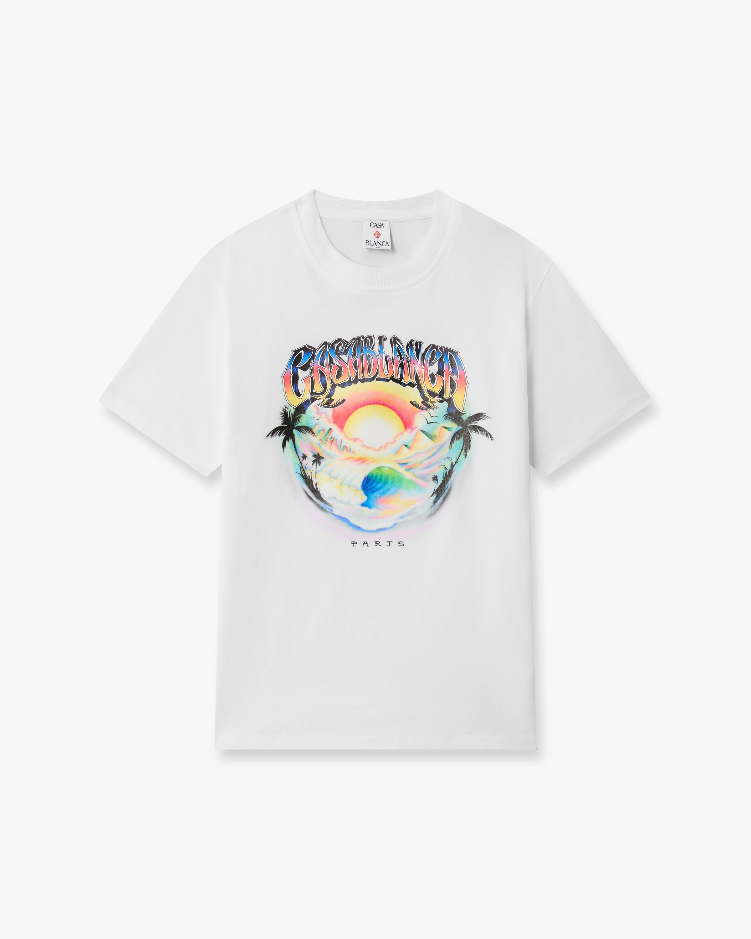 Children's White Airspray Short Sleeve T-Shirt