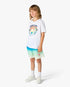 Children's White Airspray Short Sleeve T-Shirt