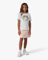 Children's White Airspray Short Sleeve T-Shirt