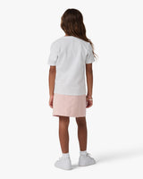 Children's White Airspray Short Sleeve T-Shirt