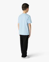Children's Blue Palm Tree Emblem Short Sleeve T-Shirt