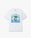 Children's White Palm Tree Emblem Short Sleeve T-Shirt