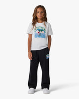 T-shirt à manches courtes blanc pour enfant Palm Tree Emblem