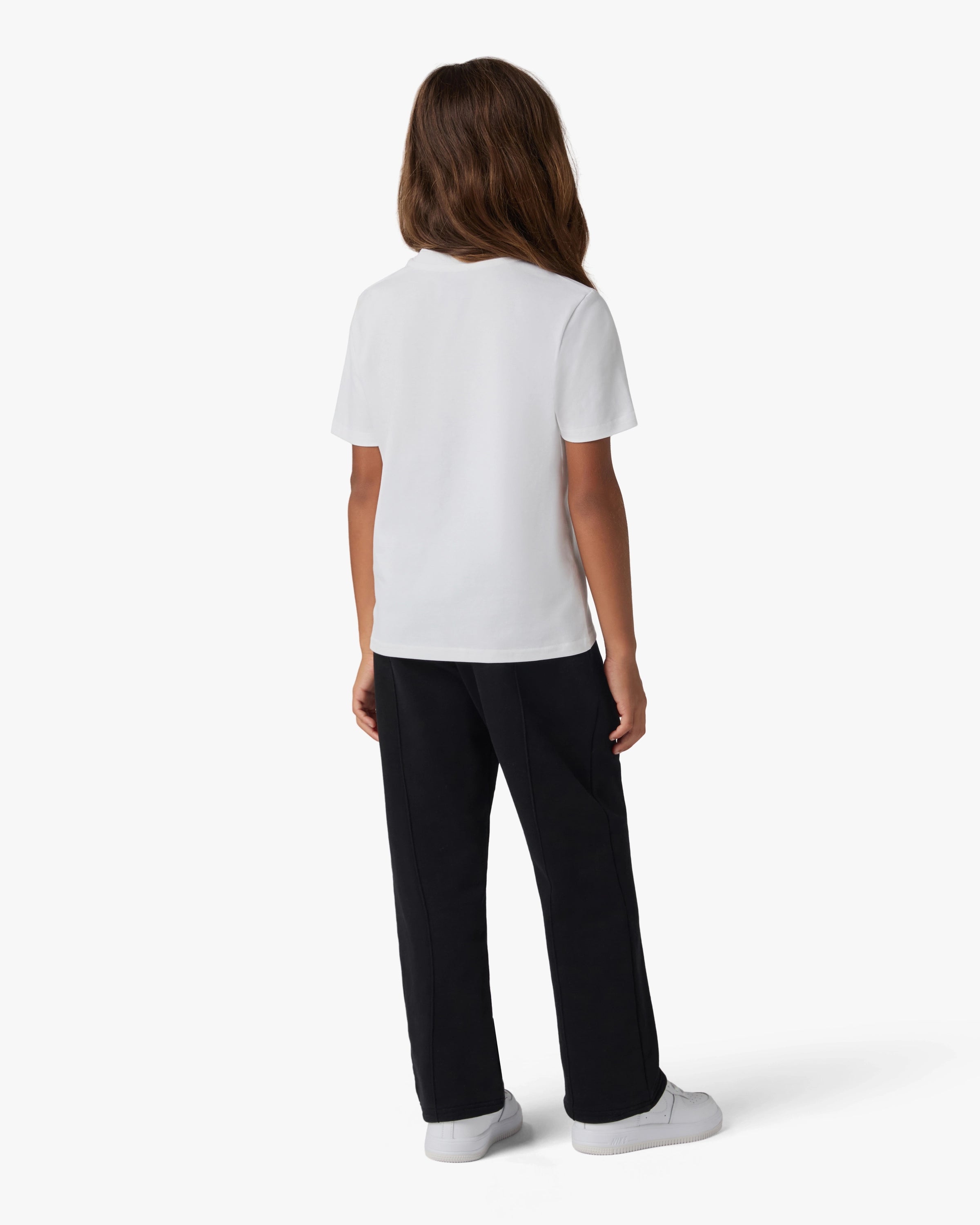 T-shirt à manches courtes blanc pour enfant Palm Tree Emblem