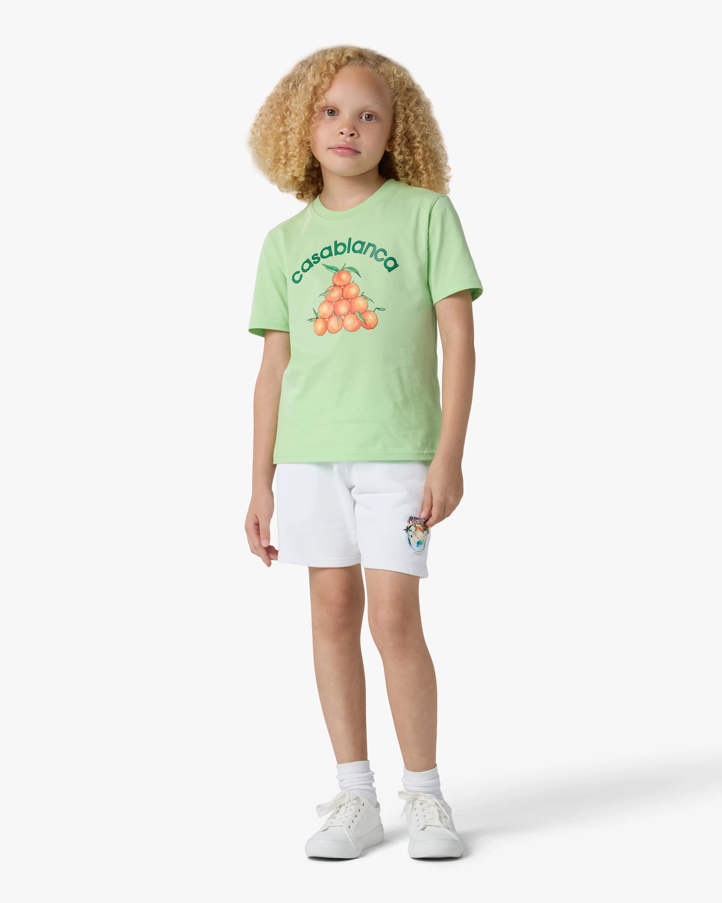 Children's Green Oranges Short Sleeve T-Shirt