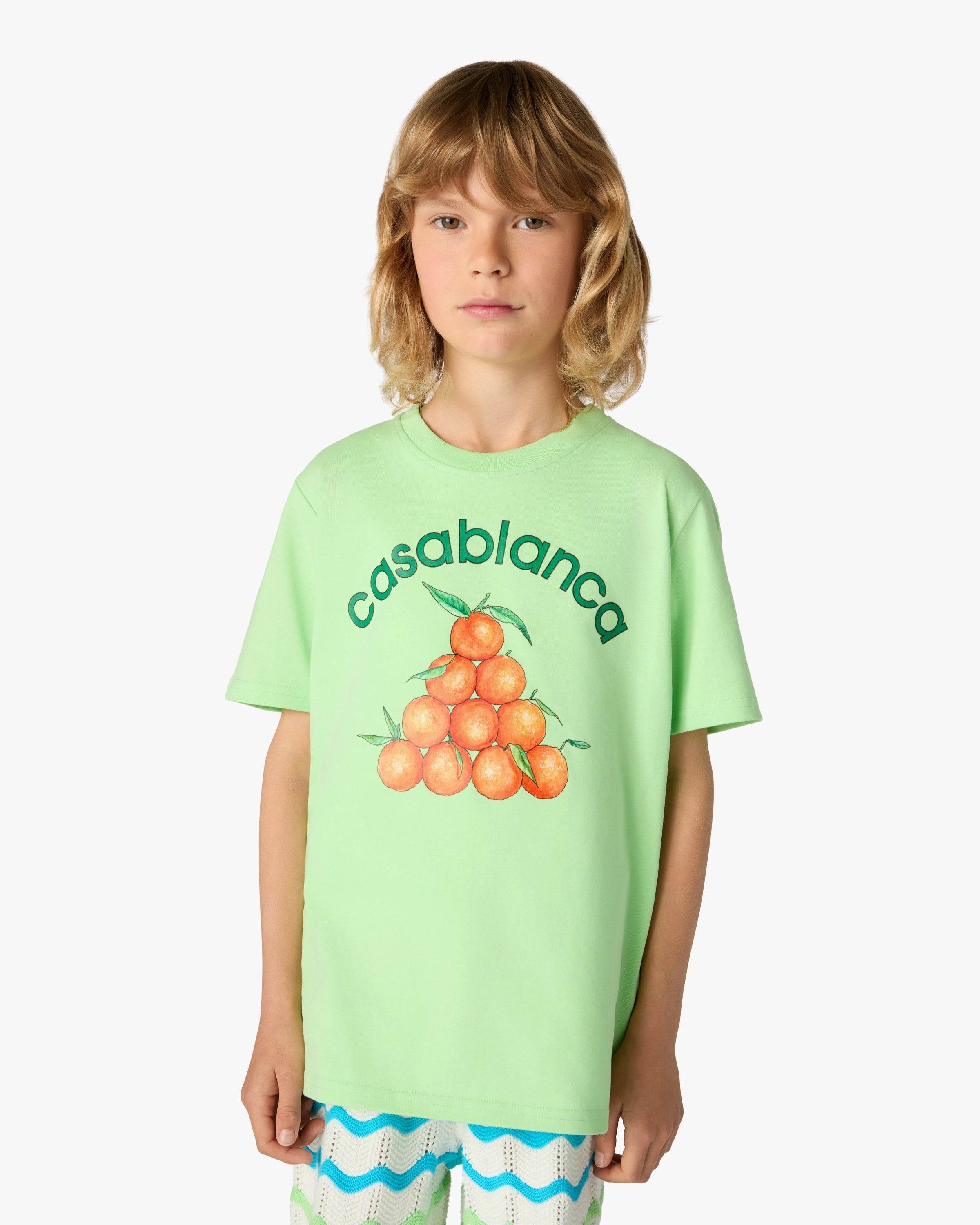 Children's Green Oranges Short Sleeve T-Shirt