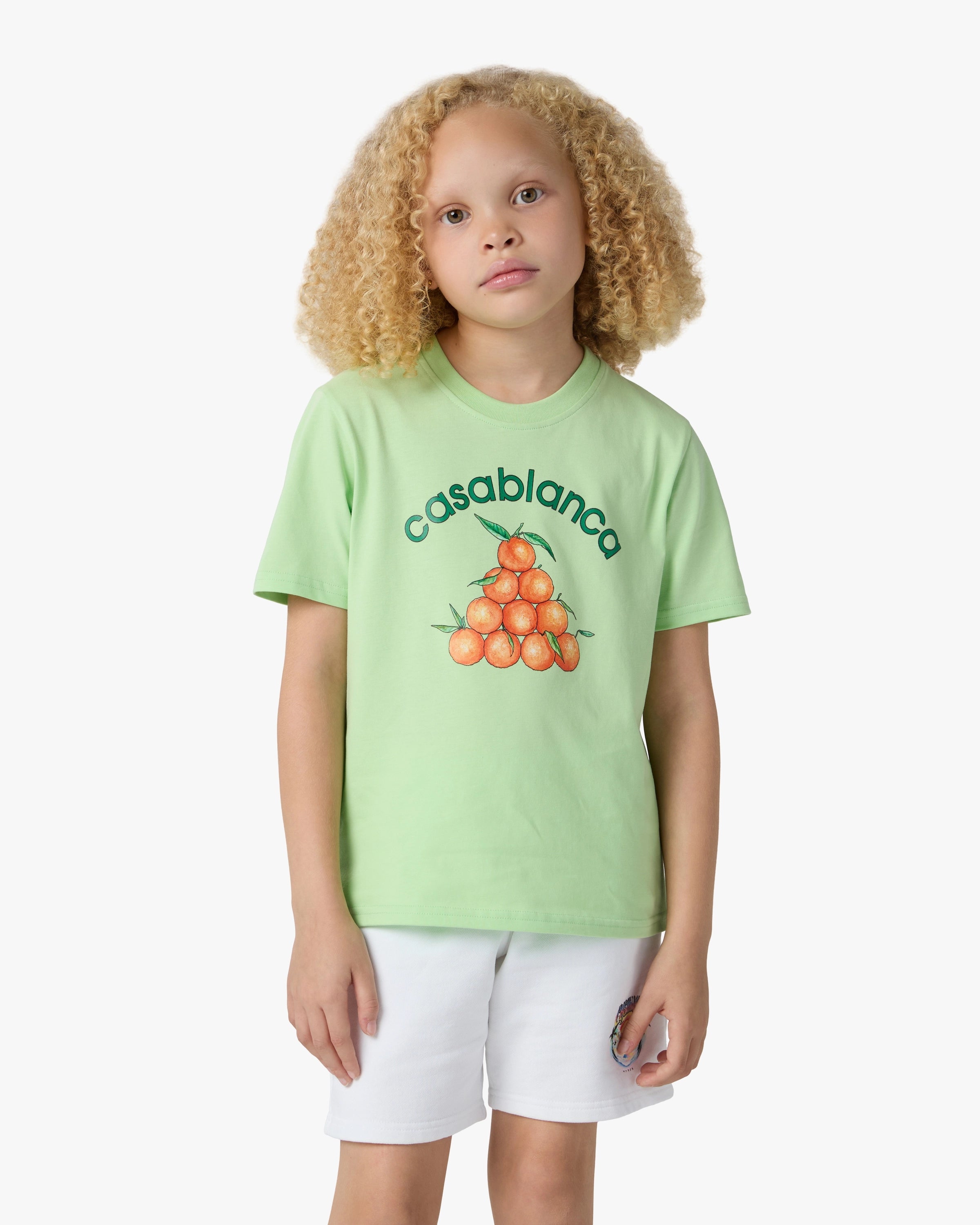 Children's Green Oranges Short Sleeve T-Shirt