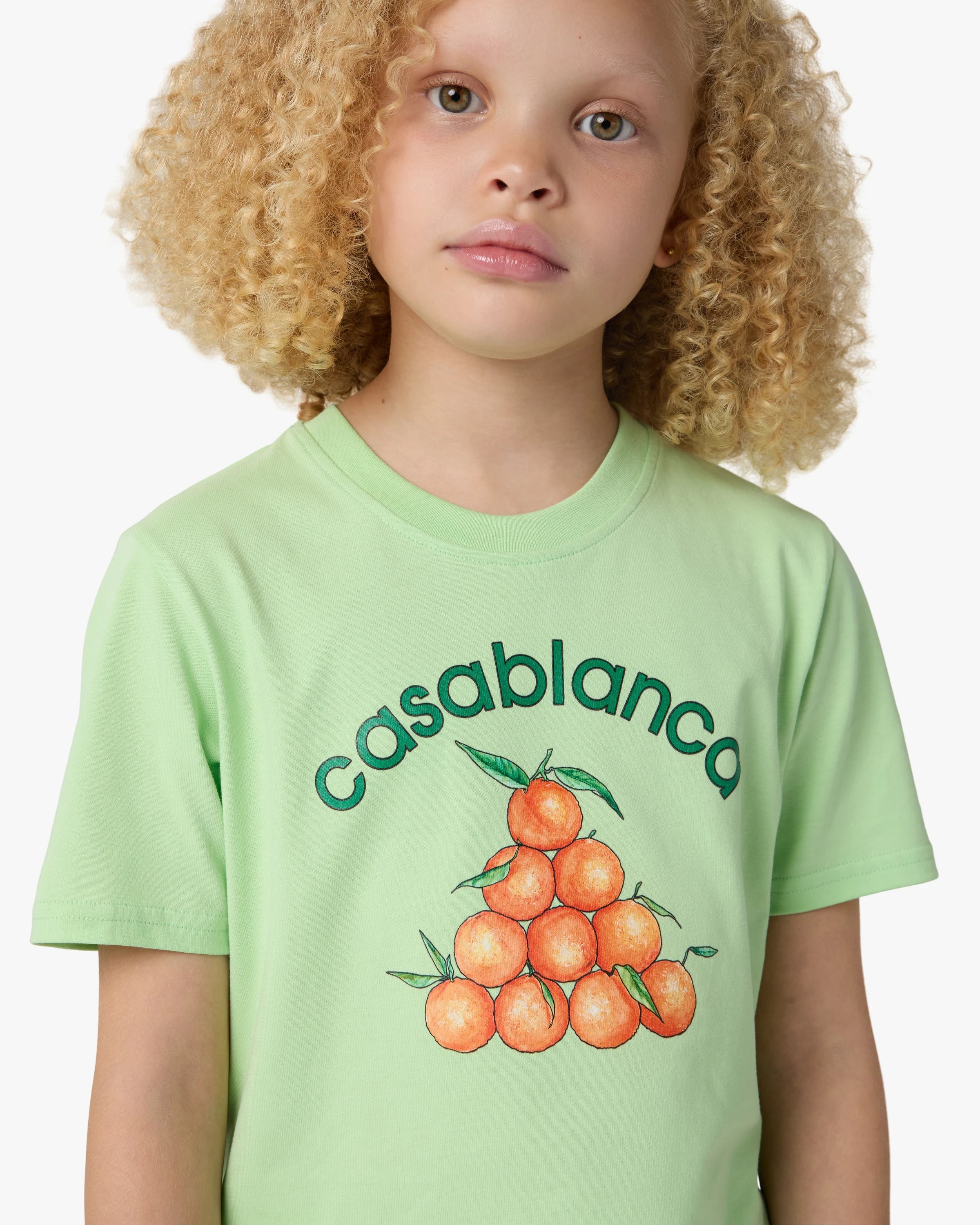 Children's Green Oranges Short Sleeve T-Shirt