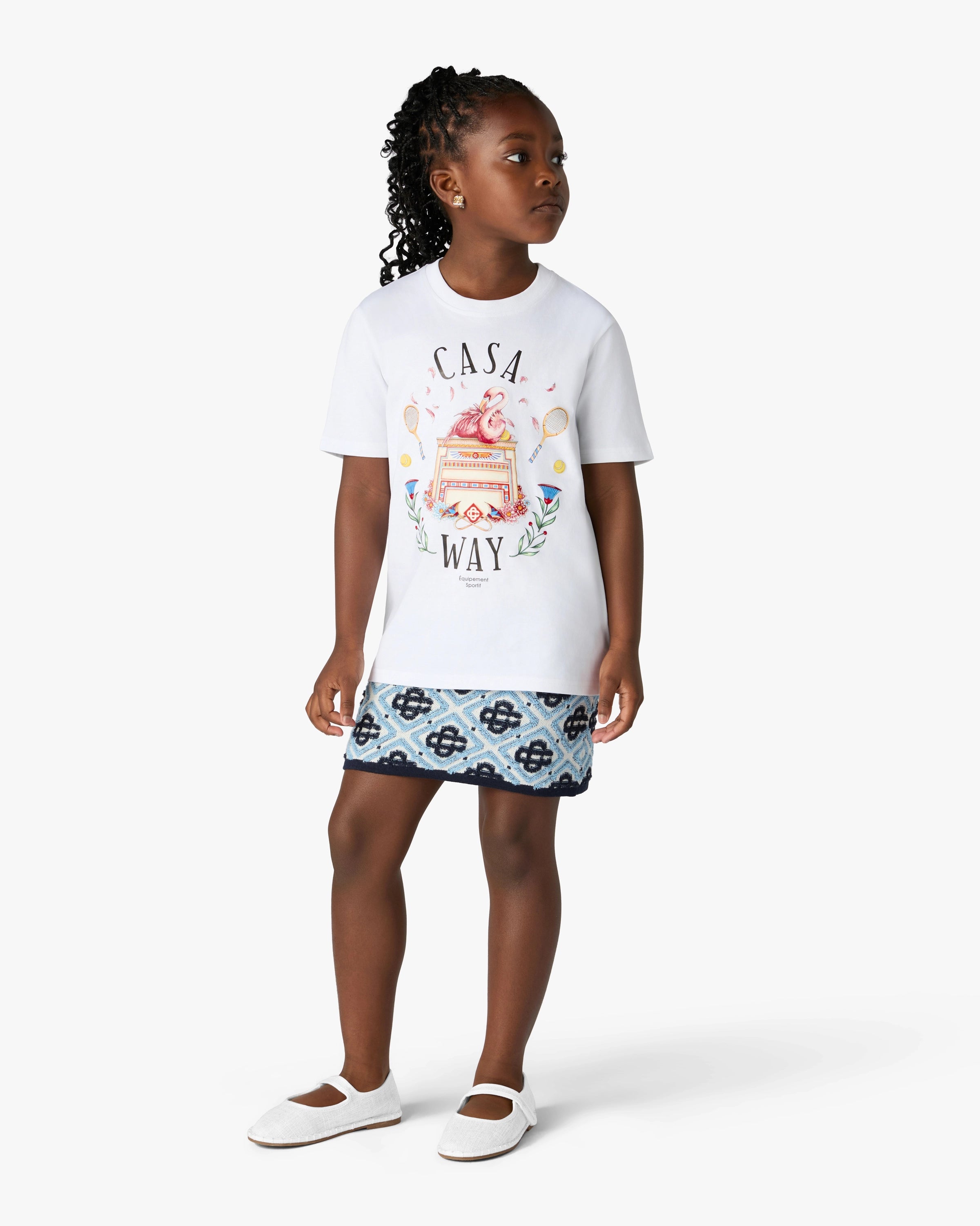 Children's White Casaway Short Sleeve T-Shirt