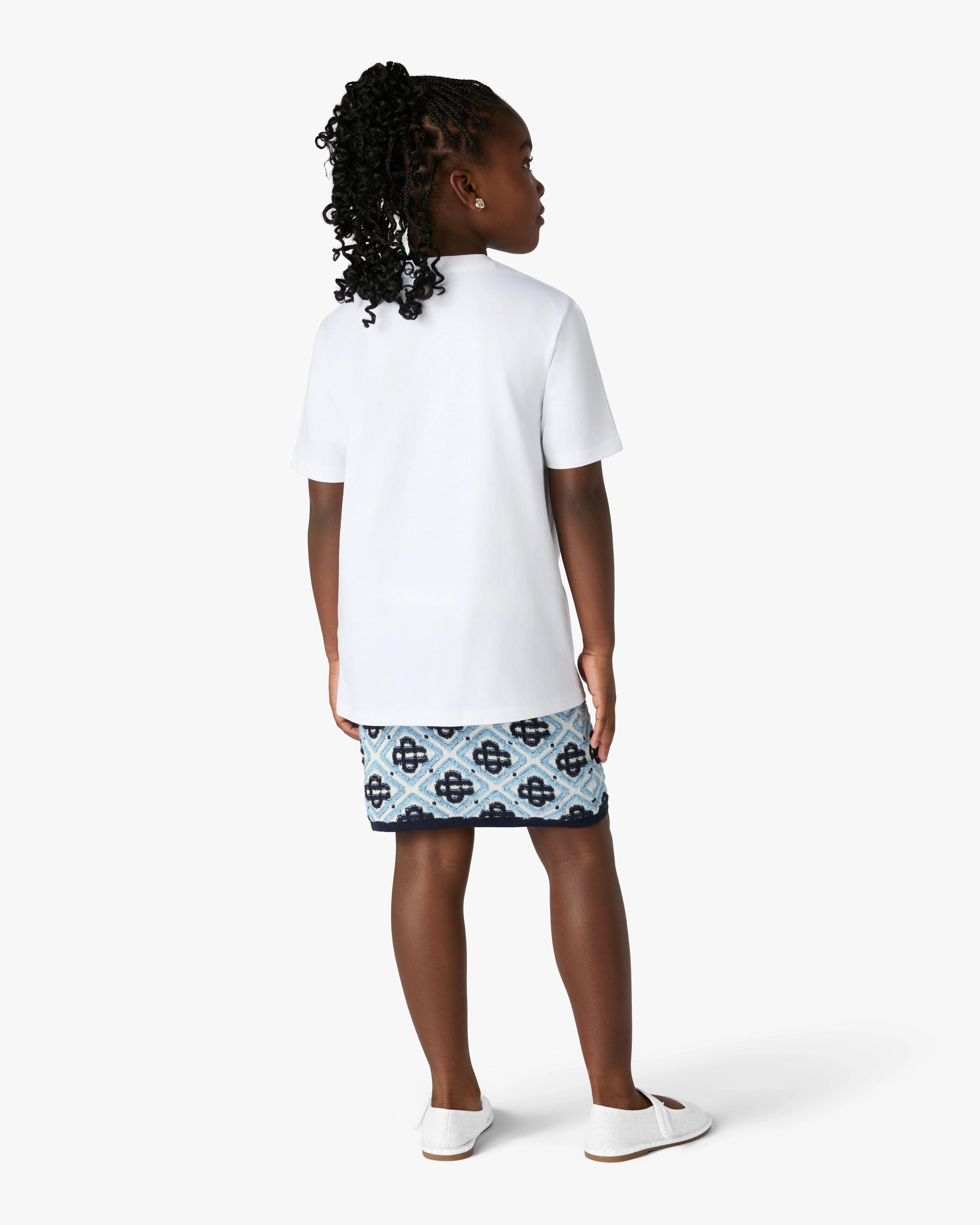 Children's White Casaway Short Sleeve T-Shirt