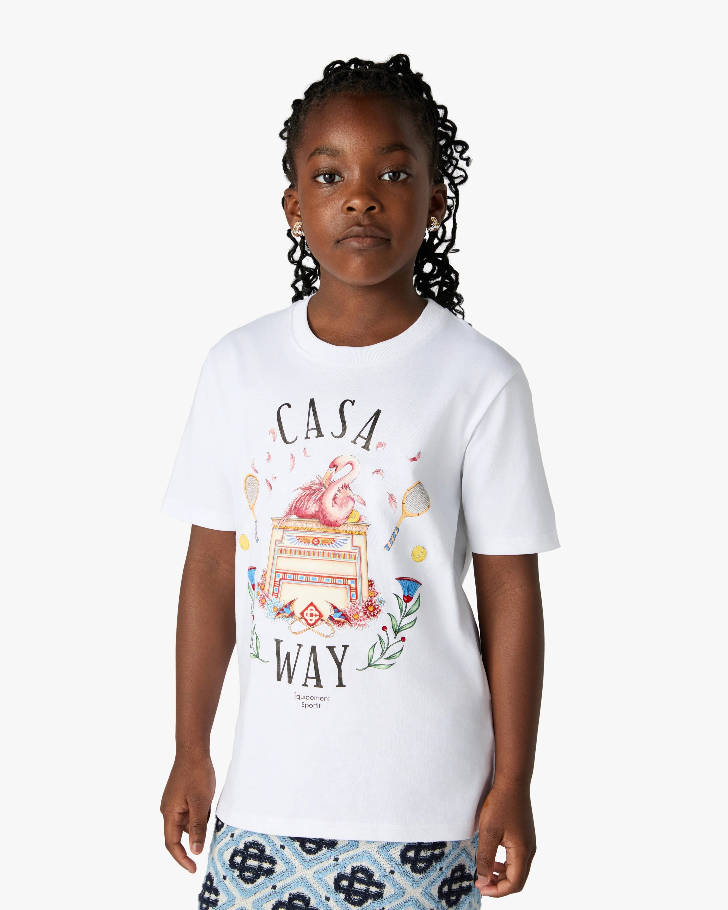 Children's White Casaway Short Sleeve T-Shirt