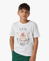 Children's White Casaway Short Sleeve T-Shirt