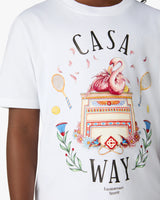 Children's White Casaway Short Sleeve T-Shirt