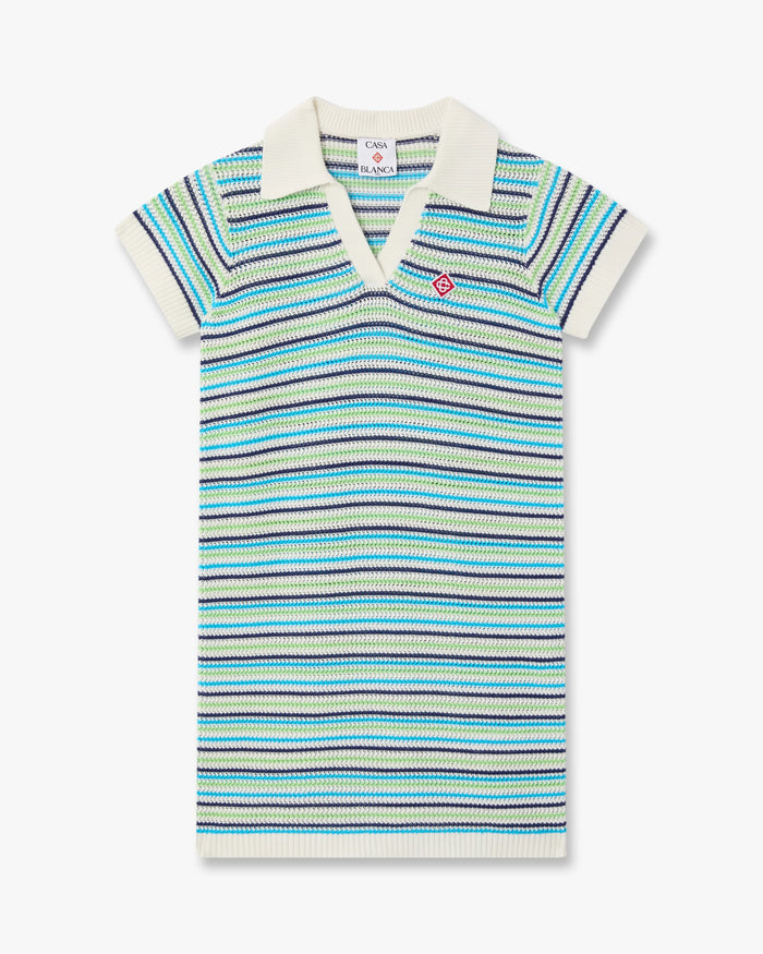 Children's Stripe Short Sleeve Dress