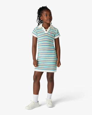 Children's Stripe Short Sleeve Dress