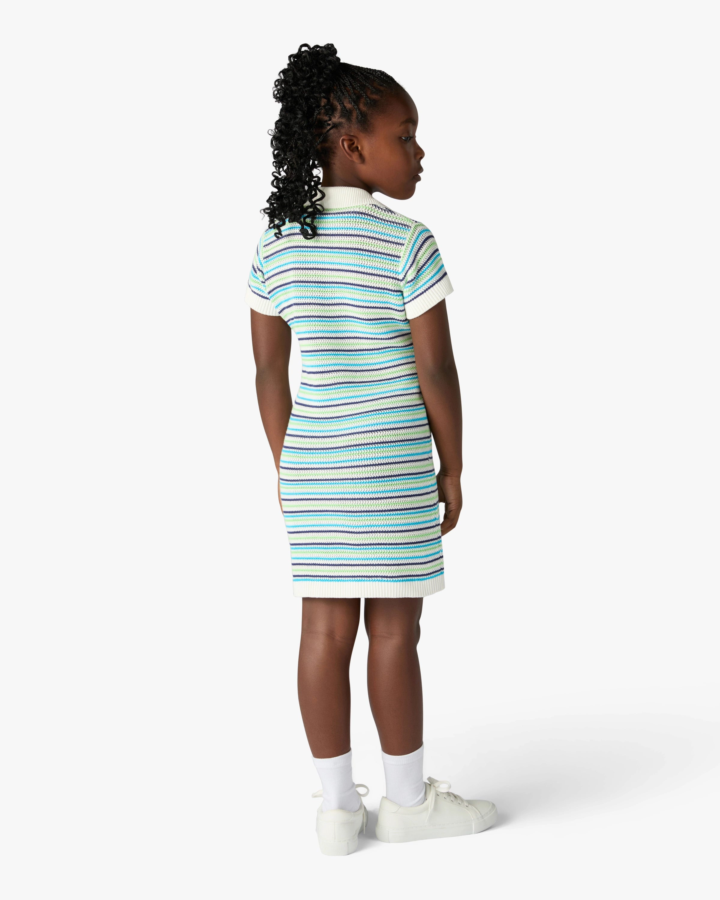 Children's Stripe Short Sleeve Dress