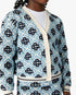 Children's Blue Monogram Knit Cardigan