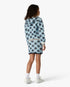 Children's Blue Monogram Knit Skirt