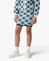 Children's Blue Monogram Knit Skirt