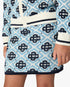 Children's Blue Monogram Knit Skirt