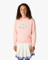 Children's Pink Stacked Logo Jumper