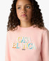 Children's Pink Stacked Logo Jumper