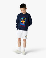 Children's Black Pyramid Abduction Crew Neck