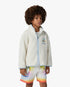 Children's White Phantasmagoria Embroidered Fleece Jacket
