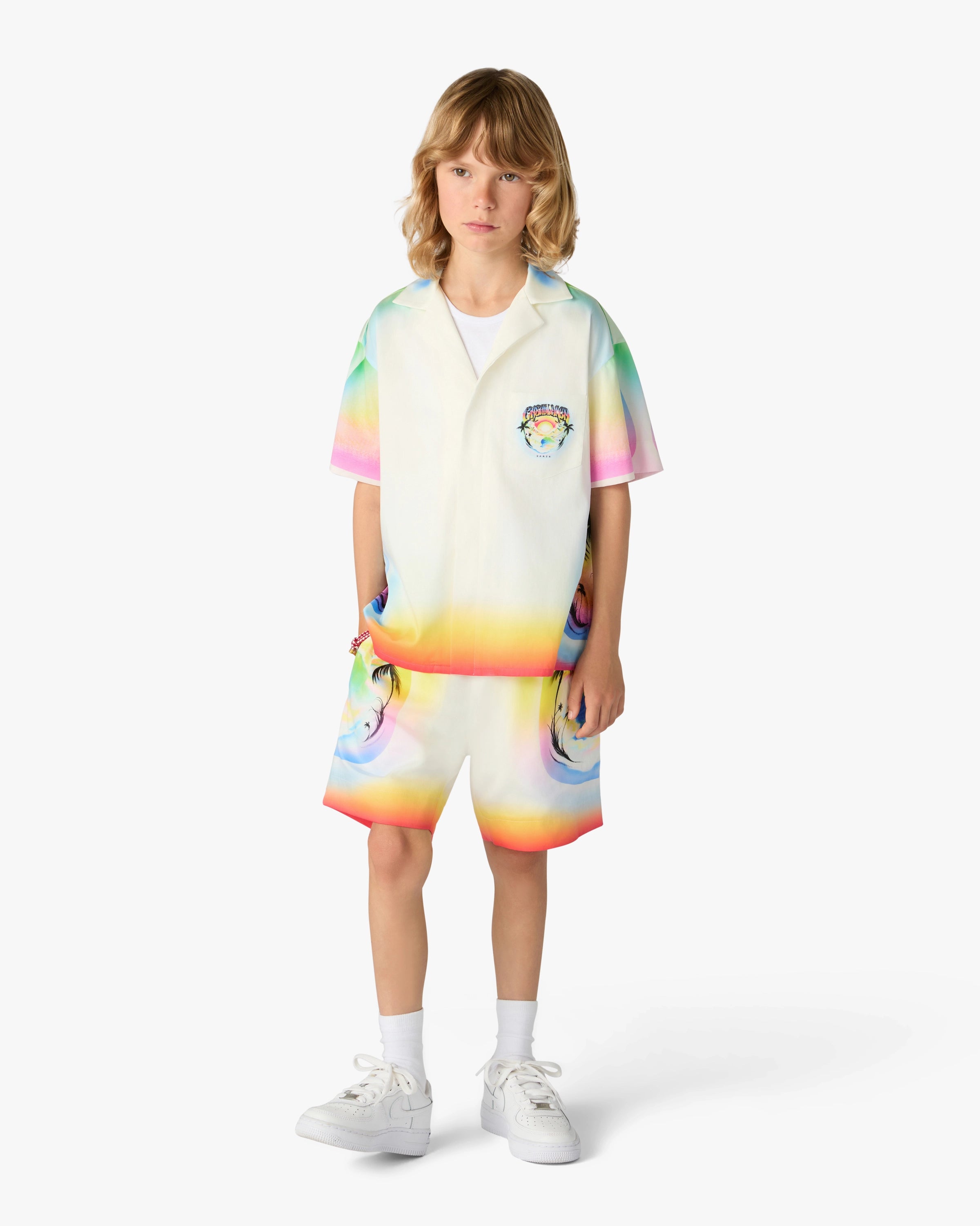 Chemise à manches courtes multicolore pour enfant Airspray