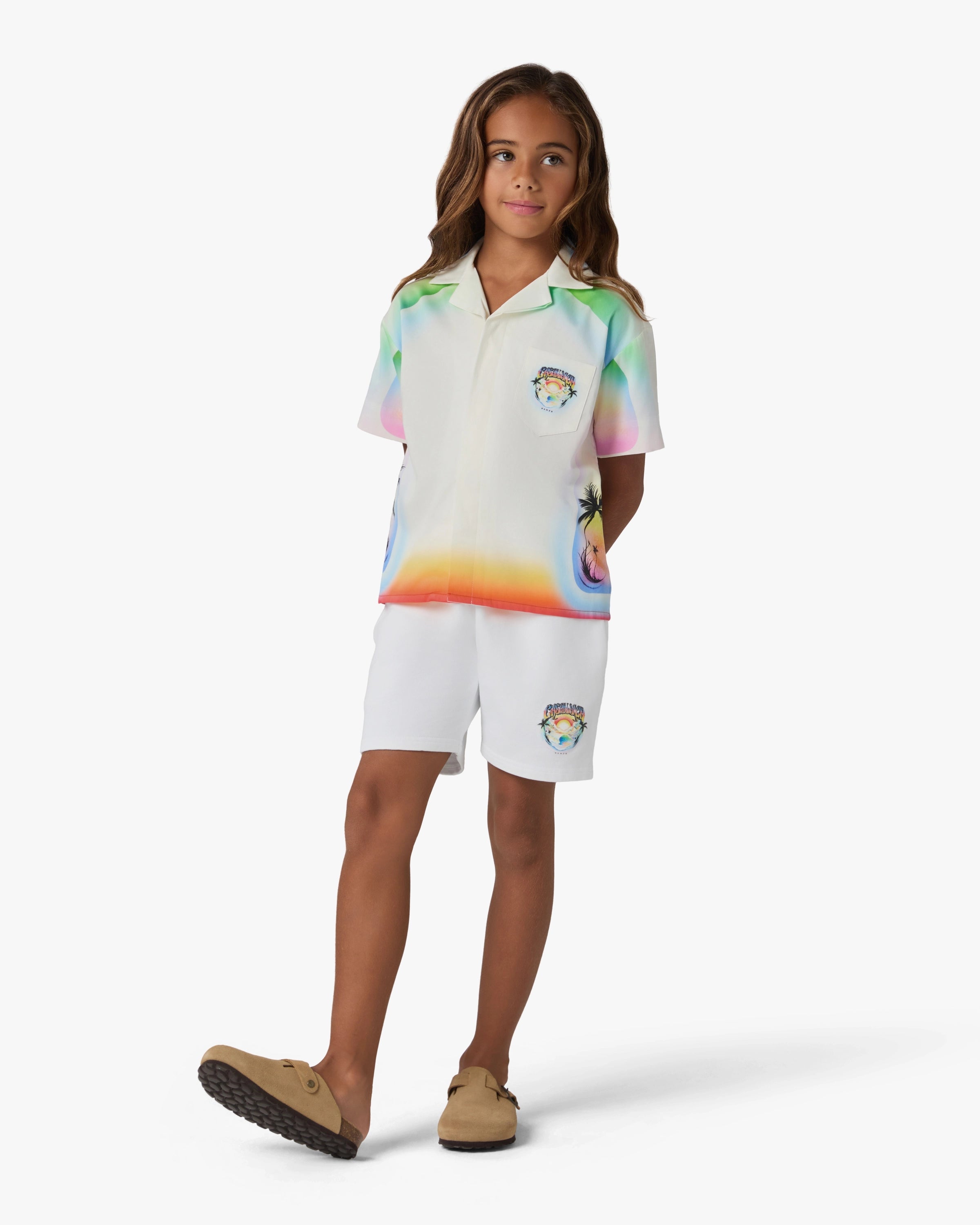 Chemise à manches courtes multicolore pour enfant Airspray