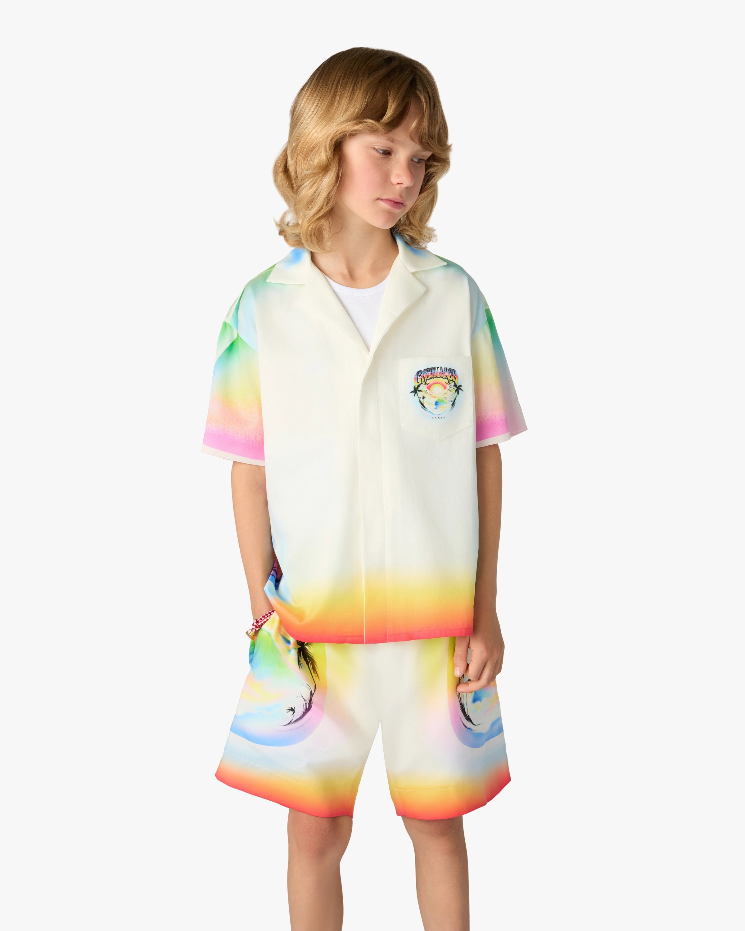 Chemise à manches courtes multicolore pour enfant Airspray