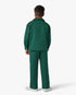 Surchemise verte pour enfant à monogramme