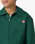 Surchemise verte pour enfant à monogramme