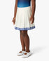 Children's White Wave Laurel Pleated Skirt