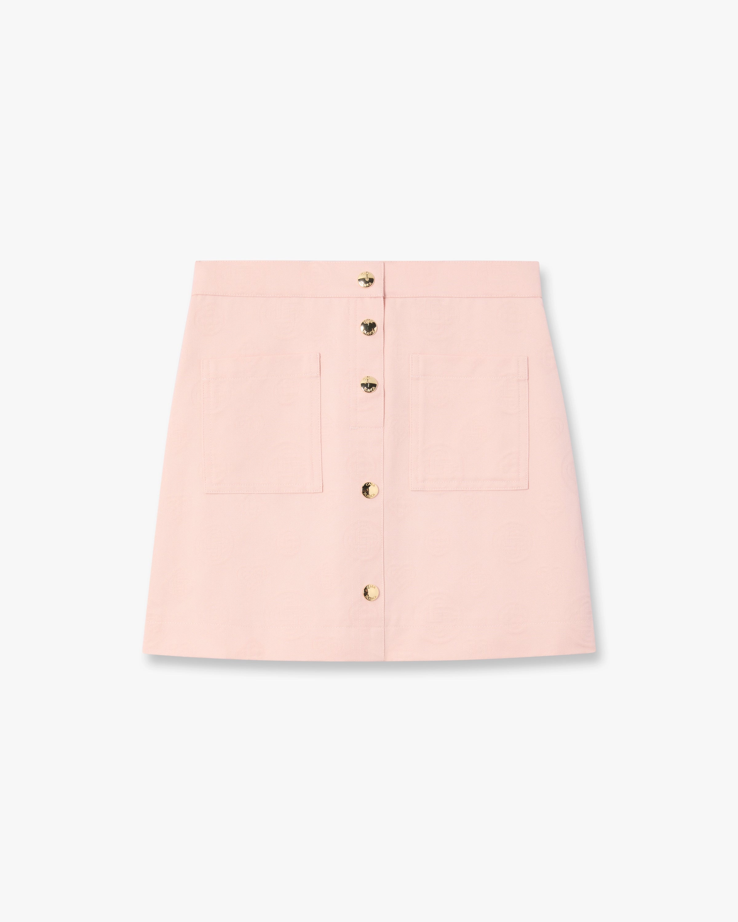 Jupe rose pour enfant à monogramme