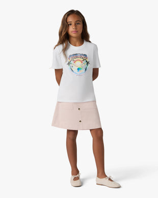 Children's Pink Monogram Skirt