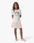 Children's Pink Monogram Skirt