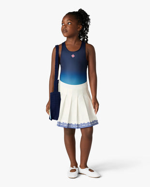 Children's Blue & Green Gradient Printed Swimsuit