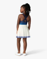 Maillot de bain bleu et vert pour enfant à imprimé dégradé