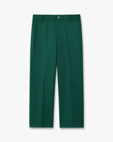 Pantalon chino vert pour enfant à monogramme