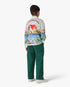 Children's Green Monogram Chino Trousers
