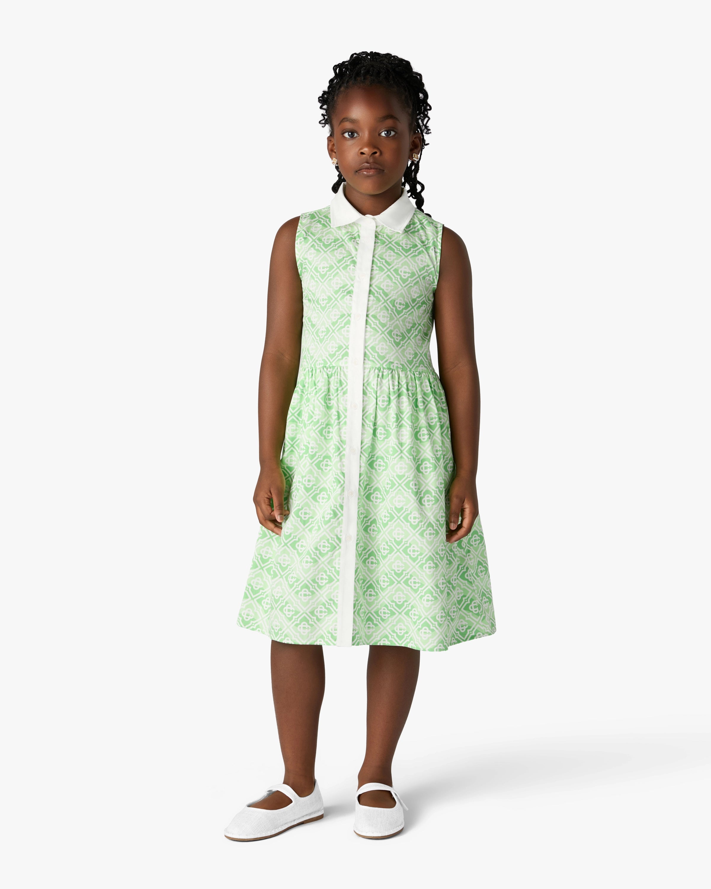 Children's Wavy Monogram Dress