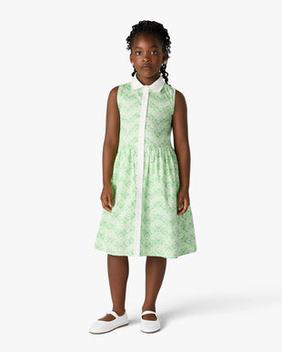 Children's Wavy Monogram Dress