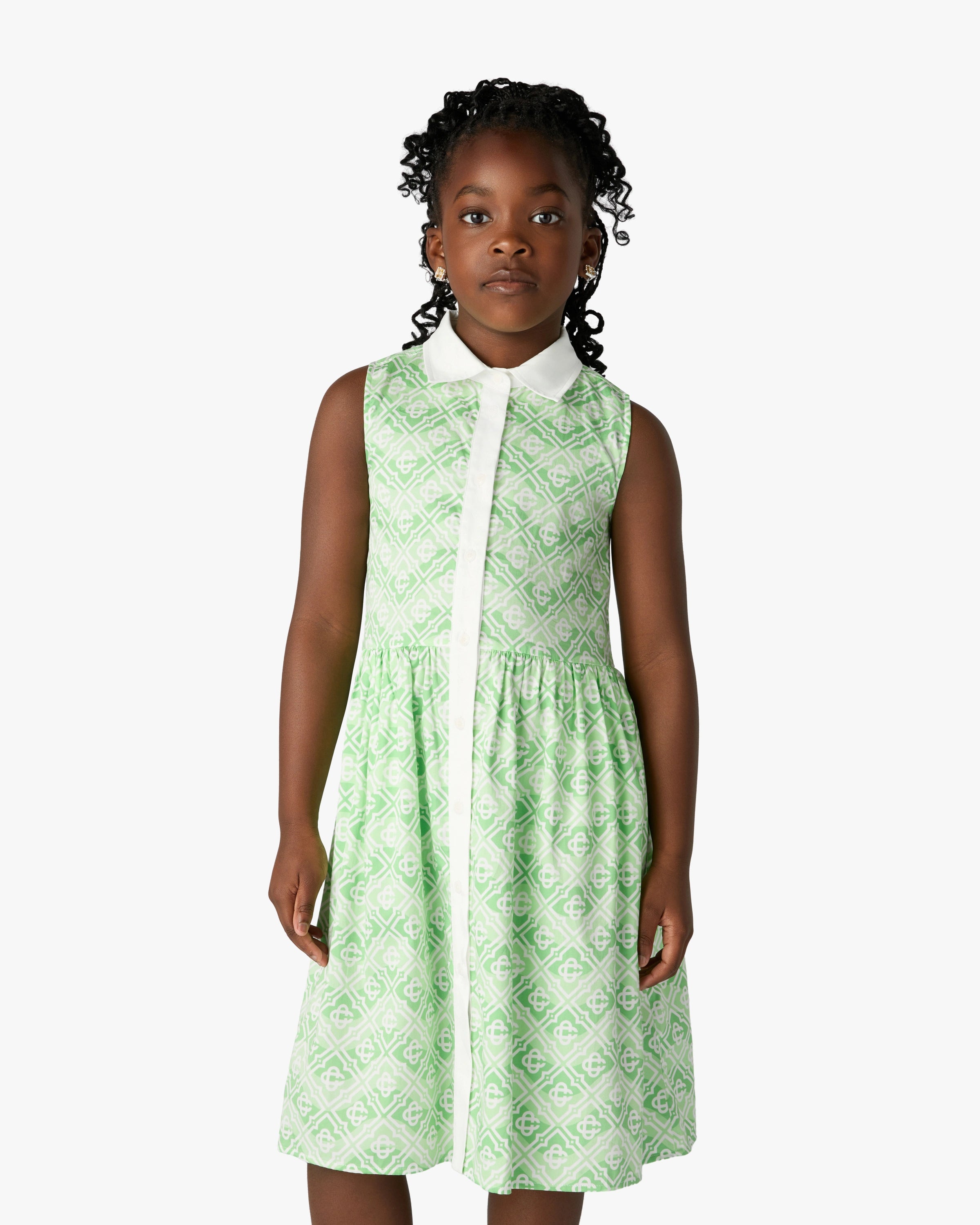 Children's Wavy Monogram Dress