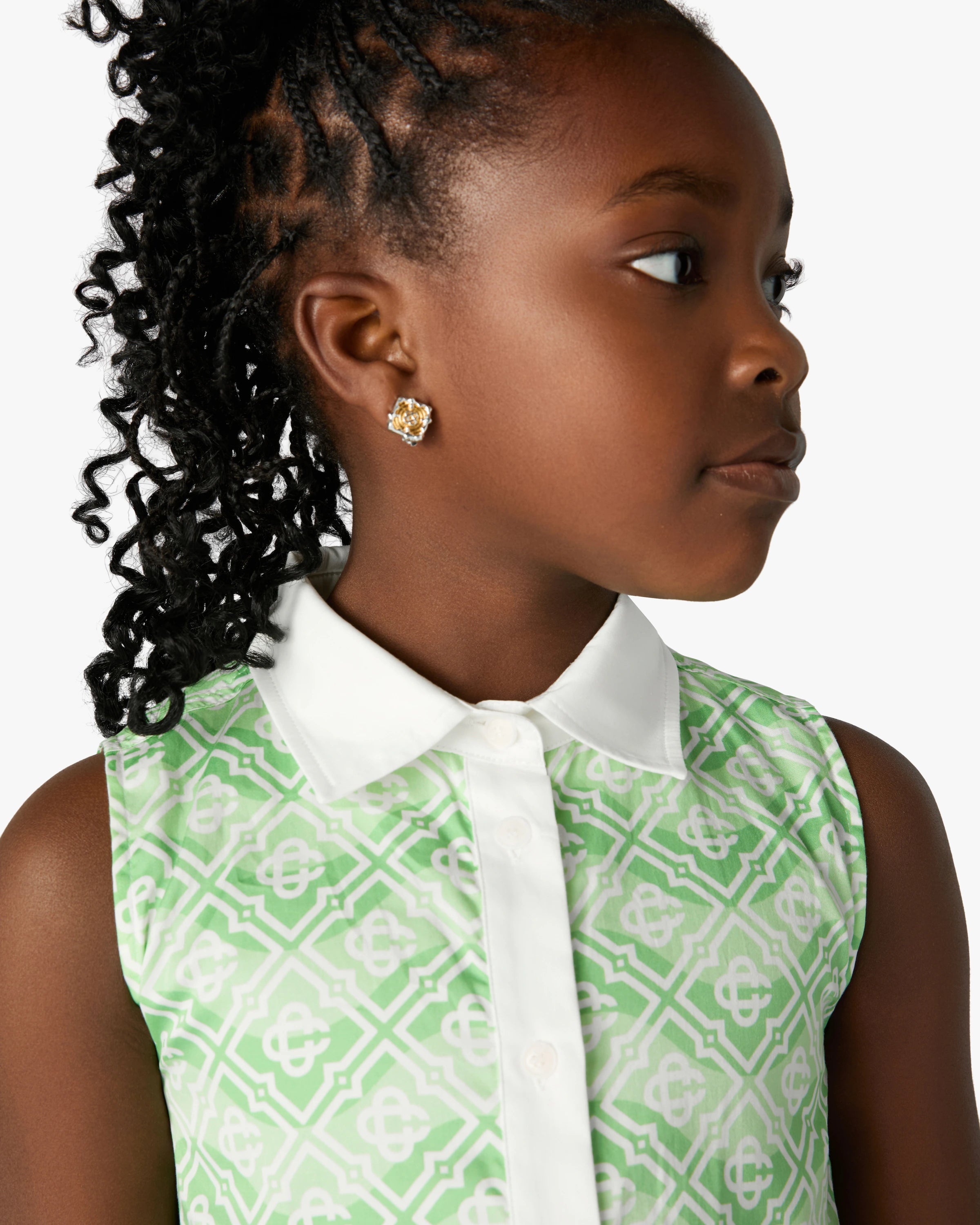 Children's Wavy Monogram Dress